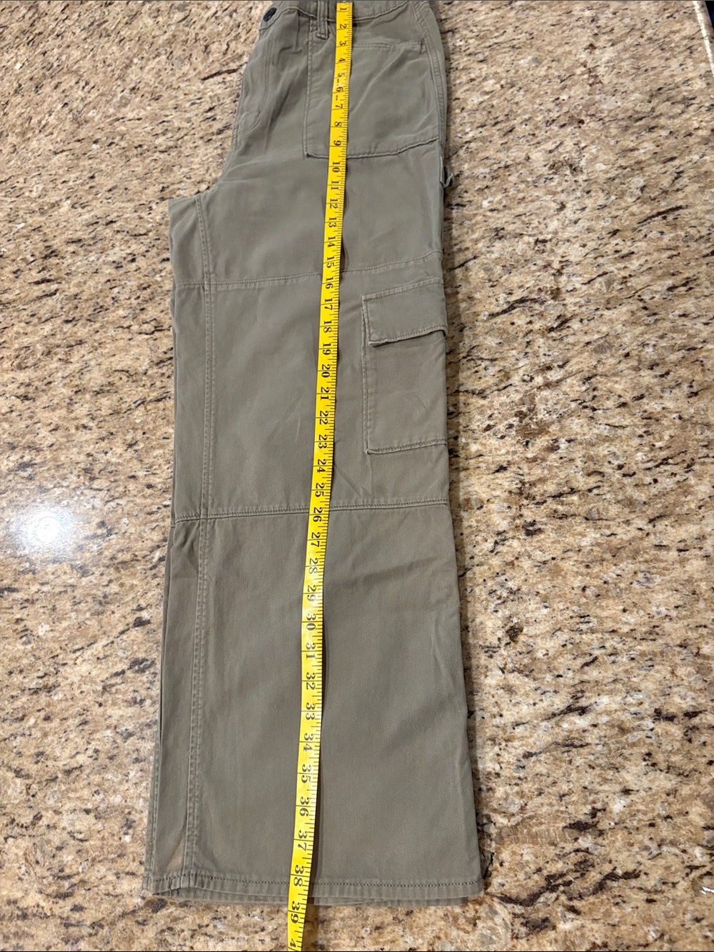 SO Wide Leg Pants in Olive Green